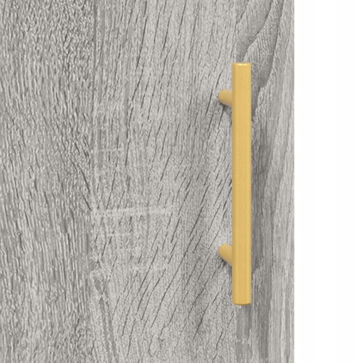 VIDAXL CASIER SOUS TELEWIZOR, GRIS DAB SONOMA, 150X30X50 CM