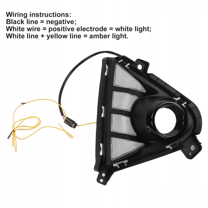 FEUX VERS CONDUITE DIURNE LED 4555 LM PHARE ANTIBROUILLARD BLANC X1