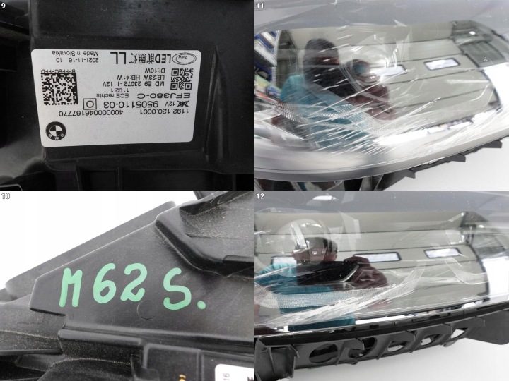 BMW 4 G22 G23 I4 G26 M4 G82 G83 20- PHARE COMPLET LED NOIR DROITE AVANT EUROPE