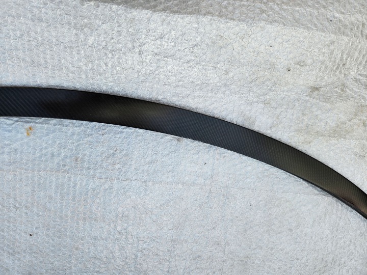 TESLA 3 CARBONE SPOILER COUVERCLES DE COFFRE ARRIÈRE 14561666-00-A