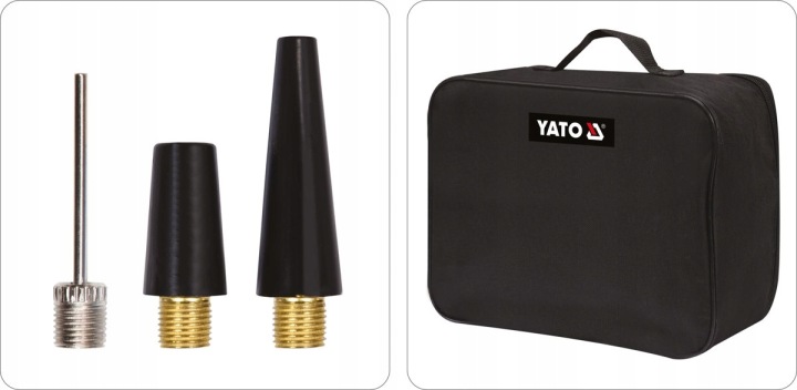 YATO COMPRESSEUR AUTOMOBILE 12V POMPE COMPRESSEUR 180W AMPOULE LED YT-73460