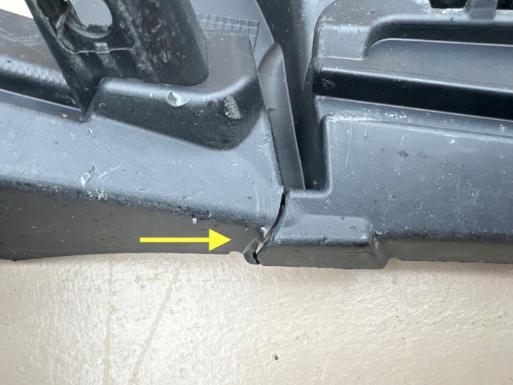MERCEDES GLS W167 GLISSIÈRE PARE-CHOCS DROIT AVANT DROIT AVANT A1678850206
