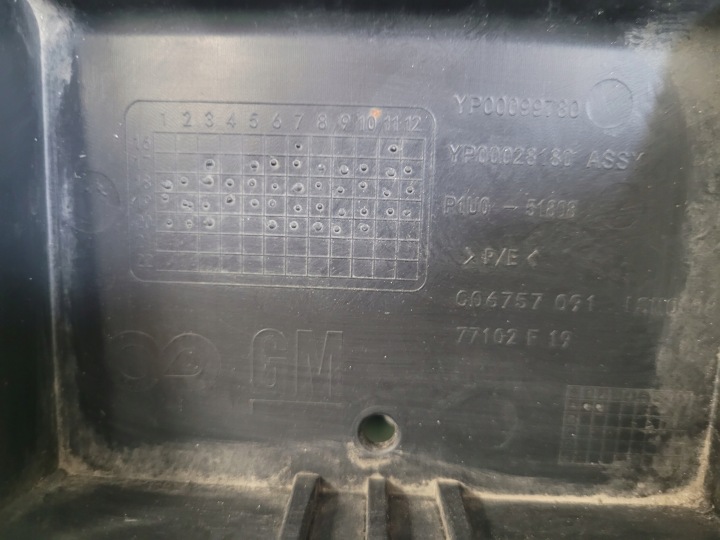 OPEL GRANDLAND X PLAQUE SOUS PARE-CHOCS MOTEUR YP00099780