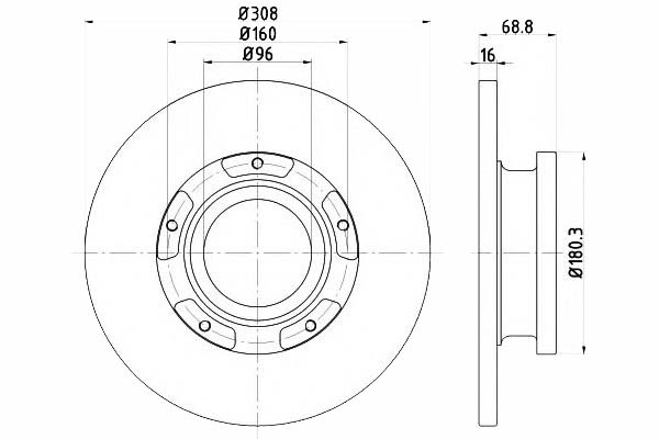 ASSORTIMENT DISQUE DE FREIN TEXTAR 55739 202597 photo 2 - milautoparts-fr.ukrlive.com