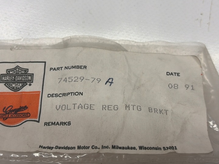 HARLEY DAVIDSON FXR FLT (82-92) POIGNÉE MONTAGE RÉGULATEUR 74529-79A