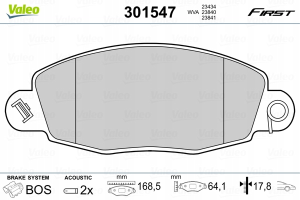 ZAPATAS HAMULC. FORD TRANSIT 00-06 