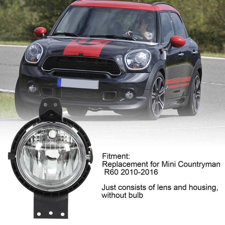 FARO PRZECIWMGIELNY MINI COUNTRYMAN R60 