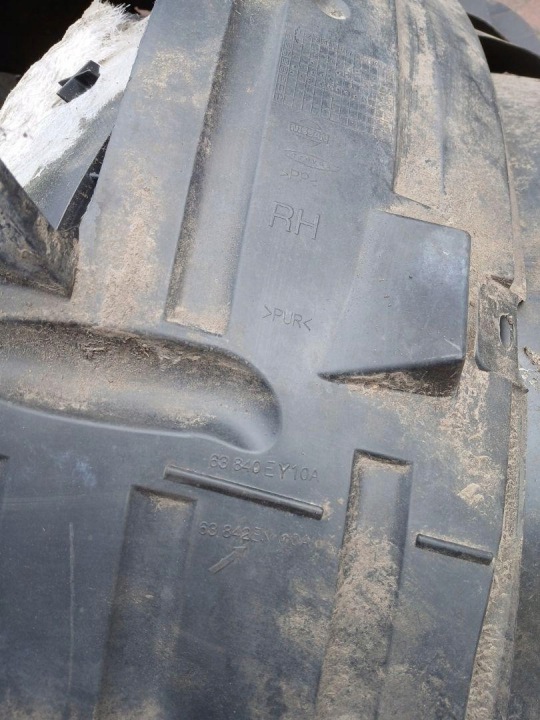 PASSAGE DE ROUE AVANT DROIT NISSAN QASHQAI J10 63840EY10A 63842EY10A