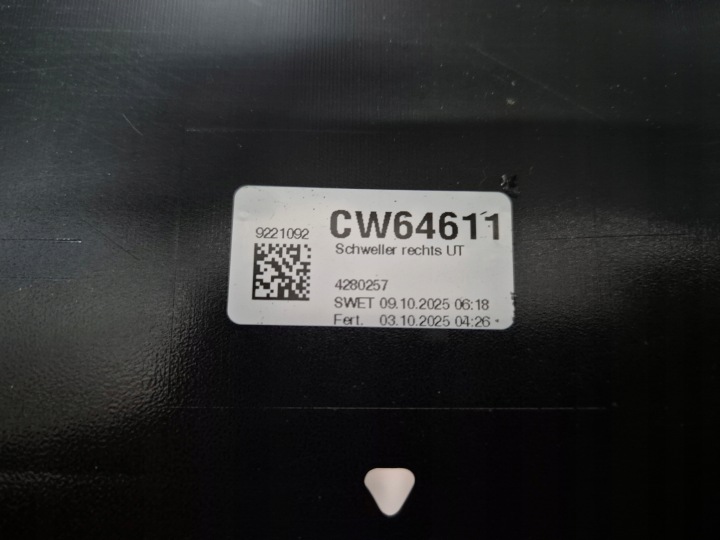 MOULURE SEUIL DROITE AMPOULE 8084764 BMW 5 I5 G60 G61 MODULE E-DRIVE
