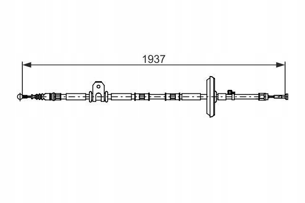 CÂBLE FREINS MANUEL BOSCH 1987482725