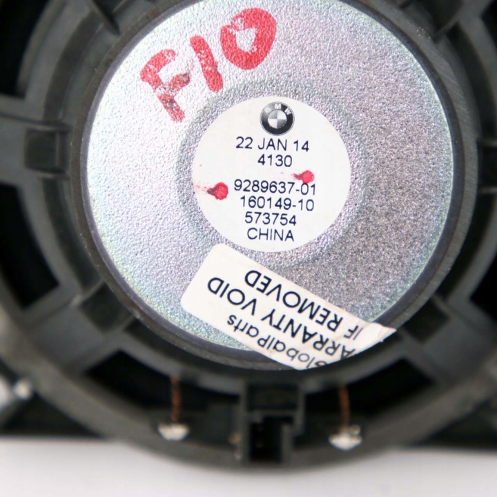 BMW F10 HAUT-PARLEUR ÉTAGÈRES ARRIÈRE GAUCHE DROIT 9289637
