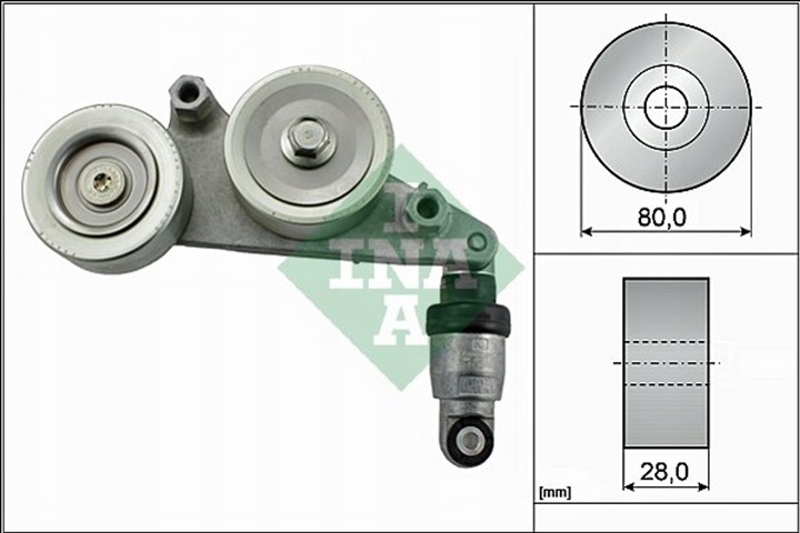 INA 534 0415 10 TENSOR CORREA MICRO ACCORD 3.5 V6 07-12 