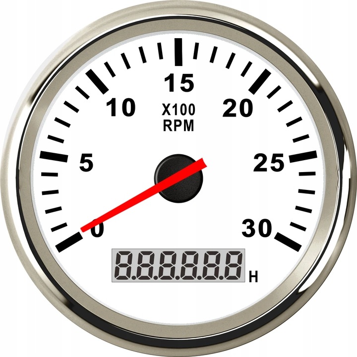 85MM RPM TACHOMETER GAUGE TACH SENSOR REV COUNTER WITH HOUR METER GA~78296 photo 1 - milautoparts-fr.ukrlive.com