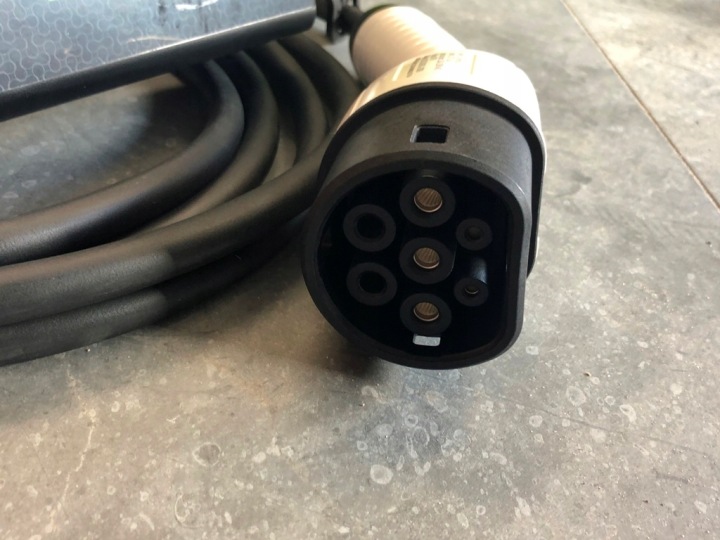 CHARGEMENT MUFA 32A AC 380V 7KW TYP2 EUROPÉENNE IP65-TPU SAE J1772 IEC 61851