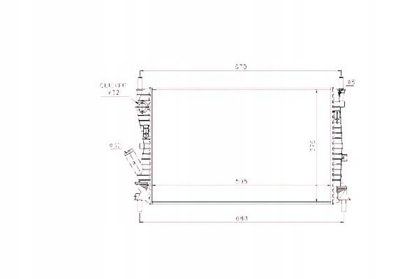 CHODNICA FORD FIESTAFUSION 16TDCI 04- NRF53743