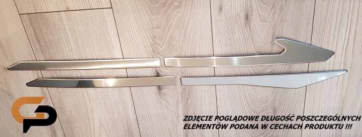BAGUETTES LATÉRAL FIAT PUNTO GRANDE KB5 2005-2011