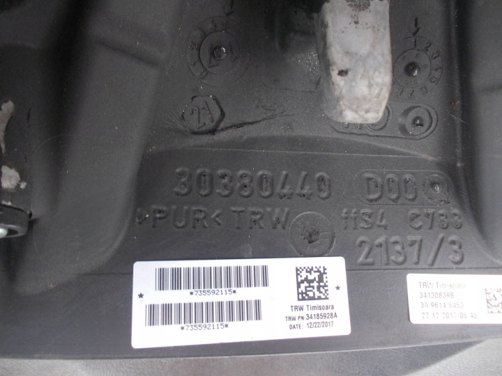 VOLANT FIAT DUCATO CITROEN JUMPER PEUGEOT BOXER LIFT III 30380440 2017R