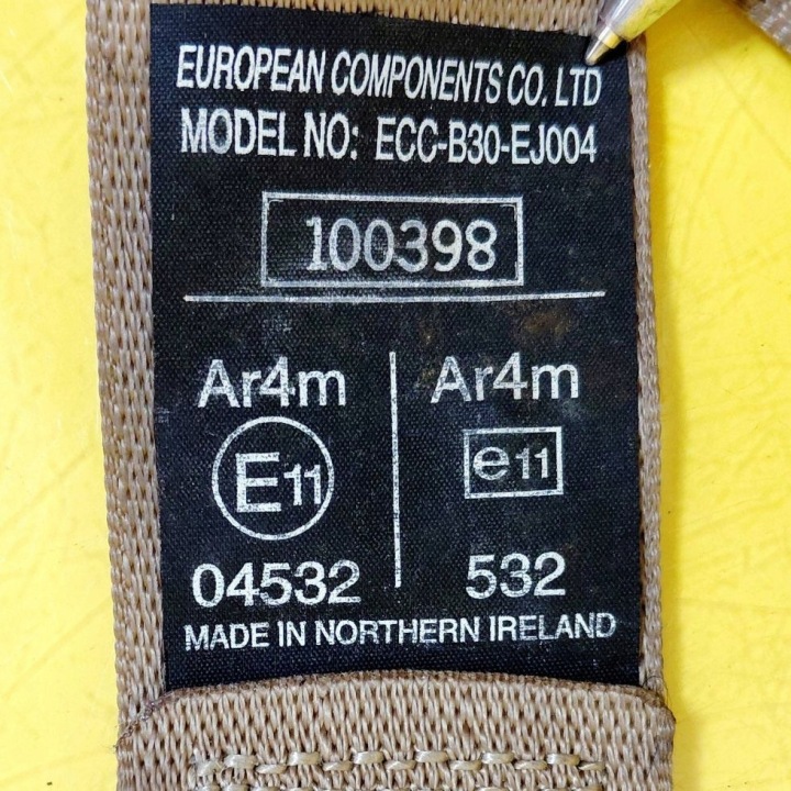 CEINTURE DE SÉCURITÉ GAUCHE ARRIÈRE ROVER 600 ECCB30EJ004 NR65
