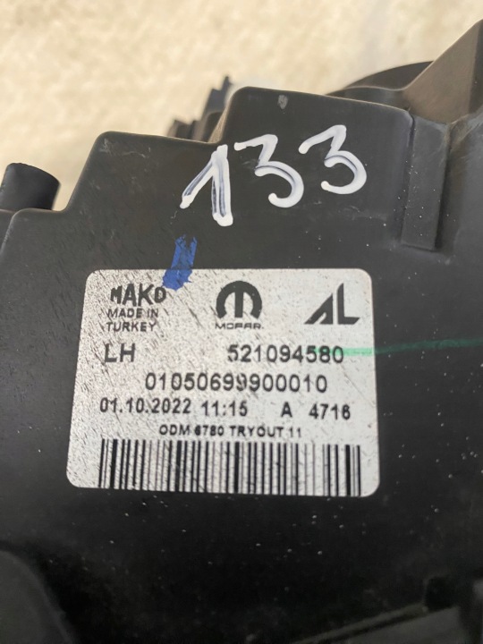 PHARE GAUCHE AVANT AVANT 521094580 FIAT DOBLO II LIFT 14-