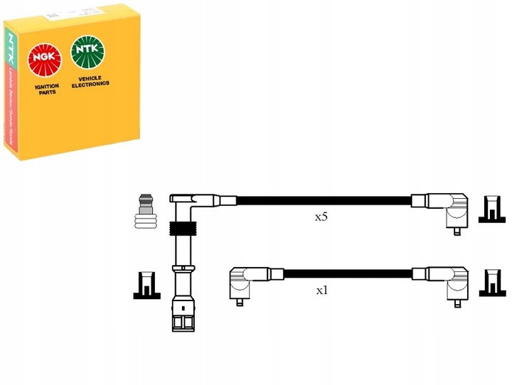 JUEGO TUBOS DE ENCENDIDO AUDI 90 B3 CUPÉ B2 CUPÉ B3 2.0 2.3 