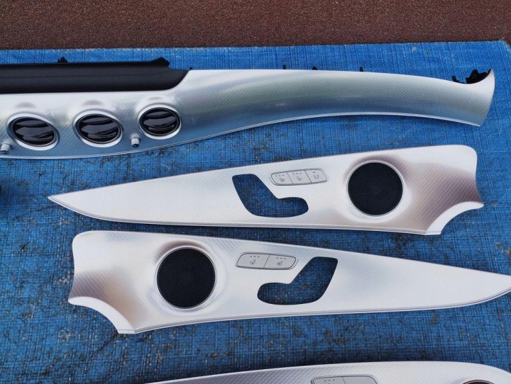 MERCEDES W213 DÉCOR DÉCORS MOULURE CONSOLES PORTES BAGUETTES DÉCORATIF 2017R