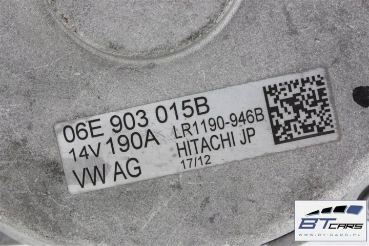 AUDI A8 Q7 ALTERNATEUR CHLODZONY EAU 06E903015B 06E903015 06E903015BX 06E 9