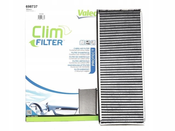 FILTRE BERLINE AVEC WEGLEM AKTYWNYM VALEO 698737 CUK3840
