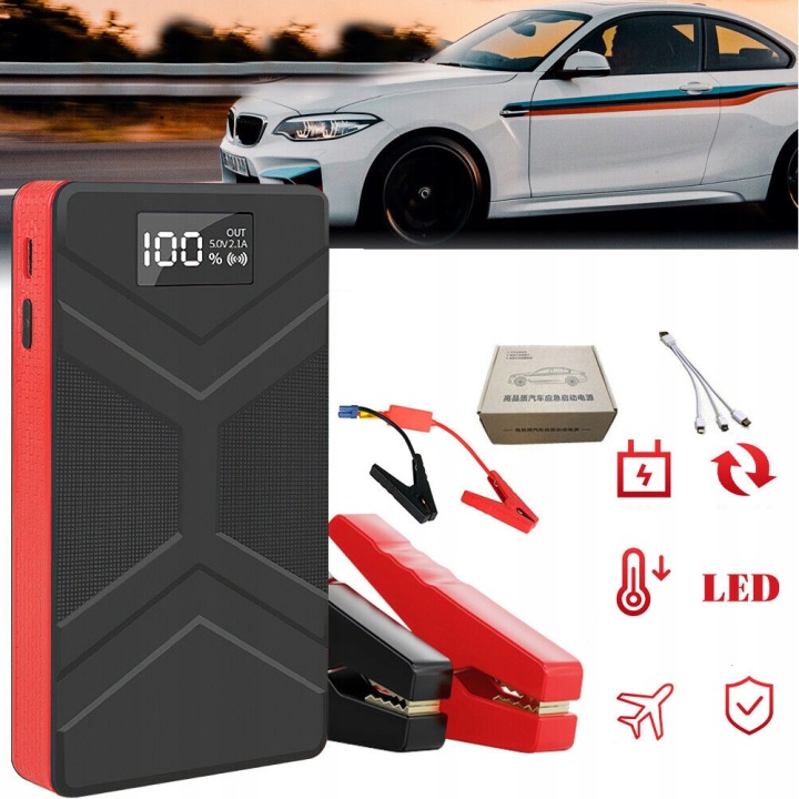 PRZENOSNA DISPOSITIF VERS URUCHAMIANIA AWARYJNEGO VOITURES 30000 MAH 800 A