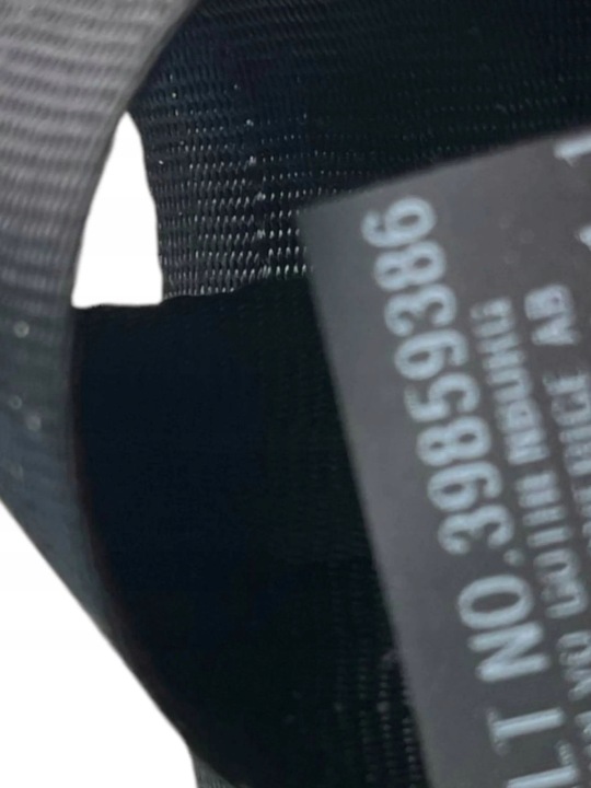 VOLVO V70 2008 CEINTURE DE SÉCURITÉ SIÈGES ARRIÈRE