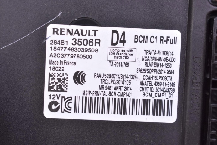 CONTRÔLEUR MODULE BCM 284B13506R RENAULT TALISMAN 1 I 1.6 DCI 160 KM 12-20