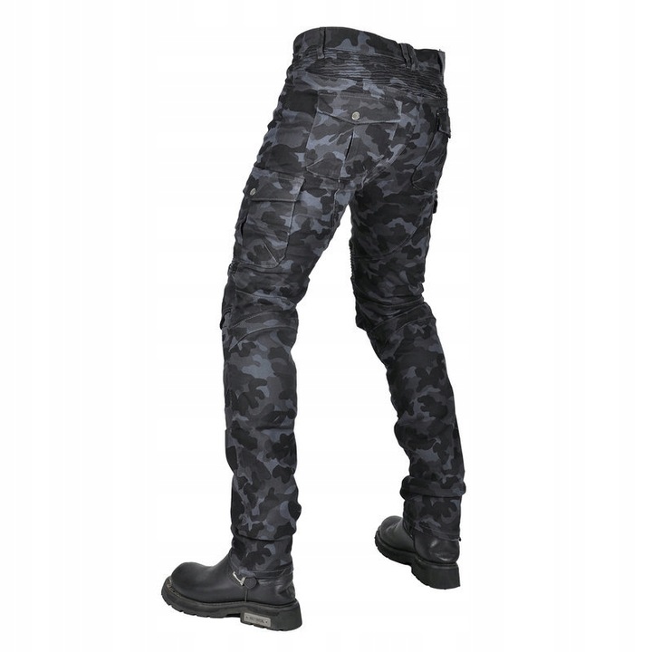 PANTALONES MOTOCICLETA BOJOWKI MESKIE JEANSY KEVLAR S-XXXL 