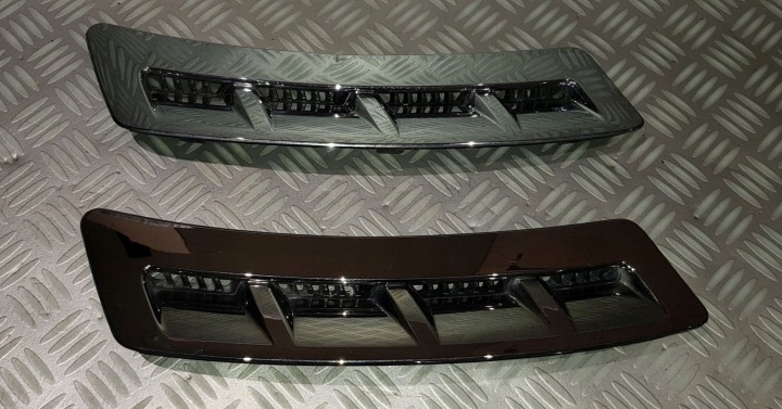 INFINITI FX II FX35 QX70 ADMISSION AIR GARDE-BOUE GRILLE CHROME DROIT AVANT