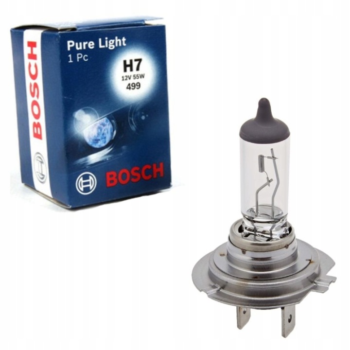 AMPOULE H7 55W 12V PURE LIGHT BOSCH 1987302071 H7