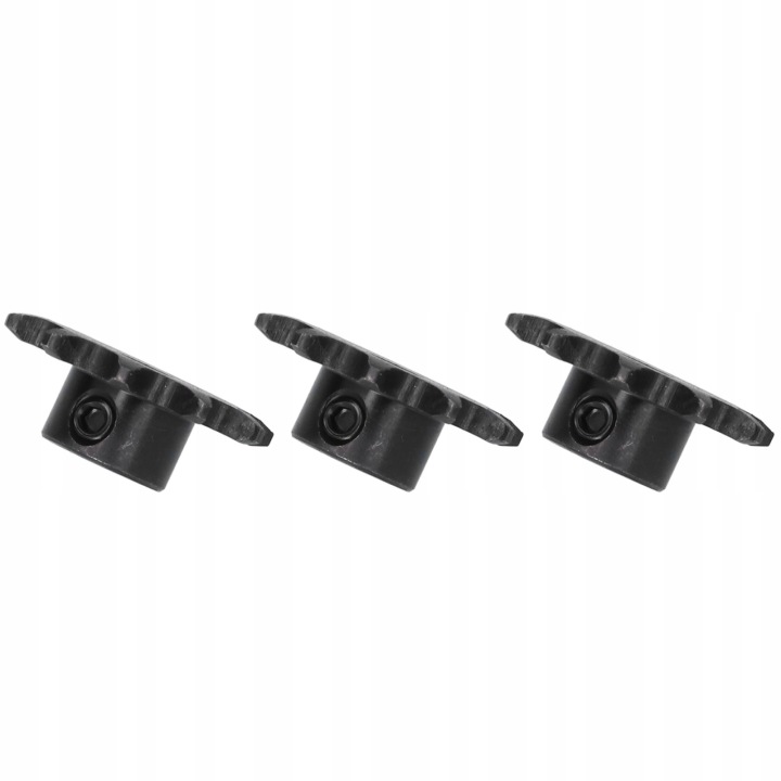 KIT 3 EN ACIER ROUES ZEBATYCH ZEBNIKA HAUTEUR D'ÉLÉVATION 8MM, 10 DENTS OUVERTURE D 6MM, GROUPE MOTOPROPULSEUR 5307 1006 0010
