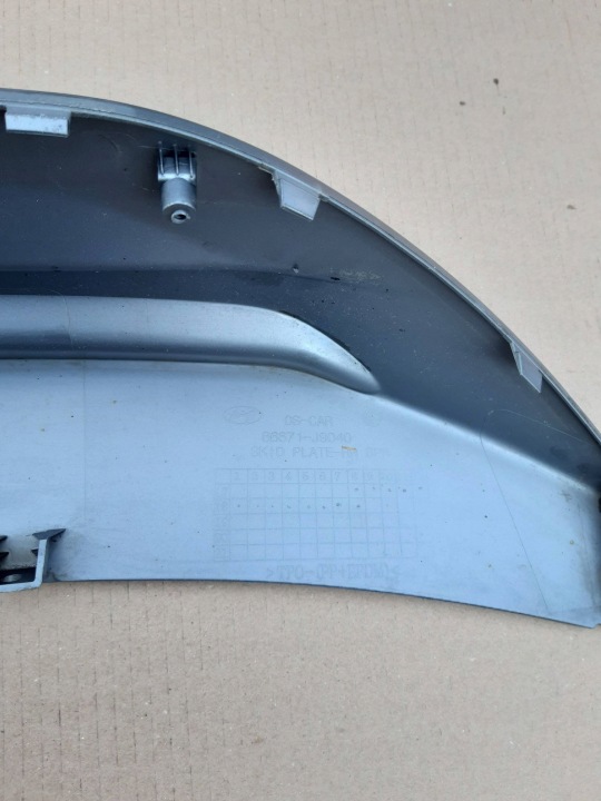 SPOILER DOUBLURE PARE-CHOCS ARRIÈRE MOULURE HYUNDAI KONA I 17-23 2020 86671-J9040