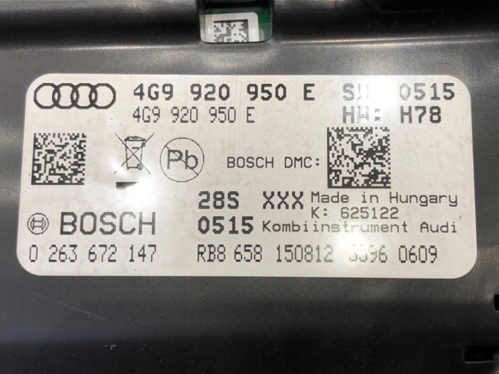 COMPTEUR AUDI A6 C7 4G9920950E 3.0 313KM 11-18 TABLEAU DE BORD