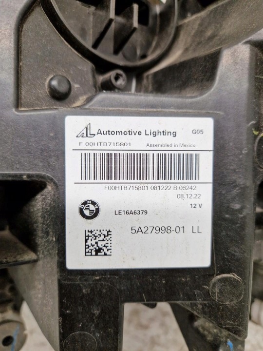 BMW X5 G05 X6 G06 LASER PHARE DROIT AVANT DROITE AVANT 5A27998
