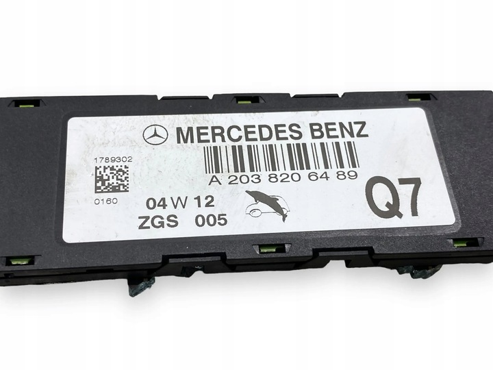 MERCEDES-BENZ C W203 DE ANTENA A2038206489 