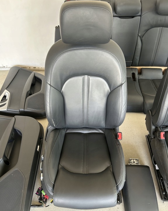 SIÈGES CUIR SOKORZANE NOIR CHAUFFÉ ÉLECTRIQUE AUDI A7 C7 4G8 CONFORT