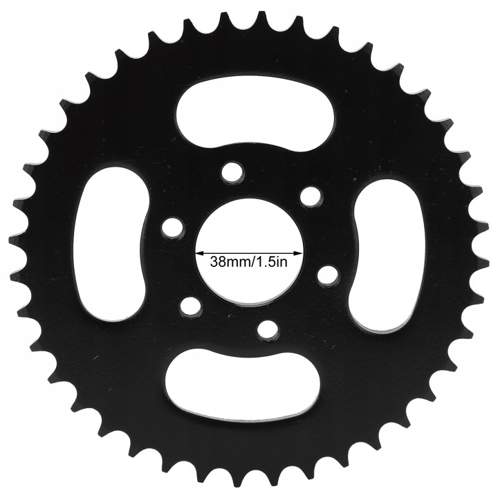 428 40T ZAB 38 MM 6 OUVERTURES ARRIÈRE ROUES DENTÉ LANCUCHOWE ACIER HX