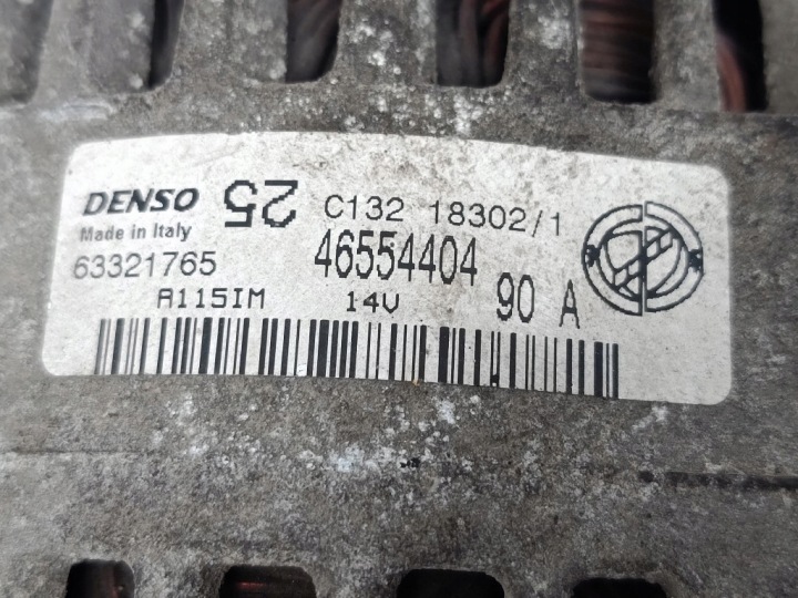 FIAT STILO I 1.2 16V 188A5000 ALTERNATEUR 120A 46554404 TESTOWANY