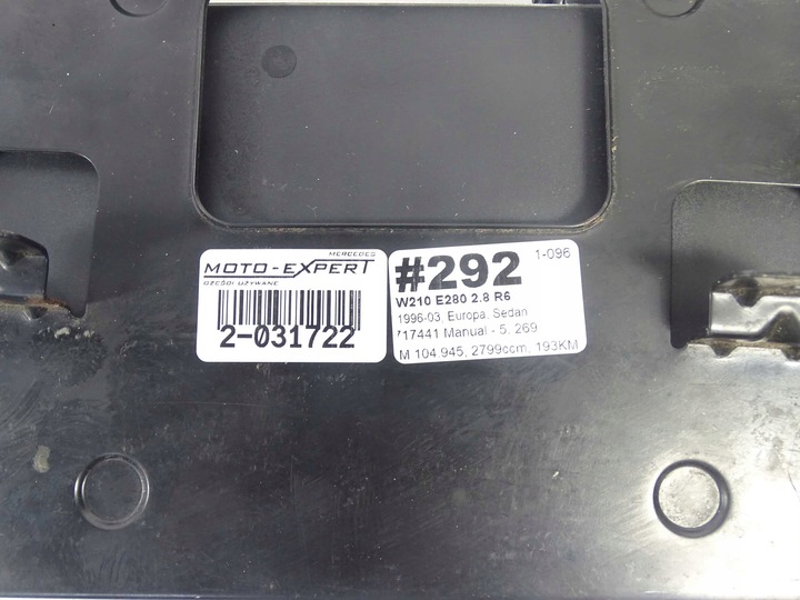 MERCEDES W140 W208 W210 W638 CHANGEUR DISQUES CD A0028205989 NON DZIALA