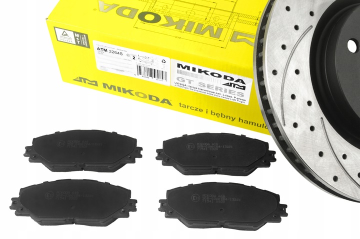 SET DISCS 296MM + PADS TOYOTA CAMRY SEDAN V4 