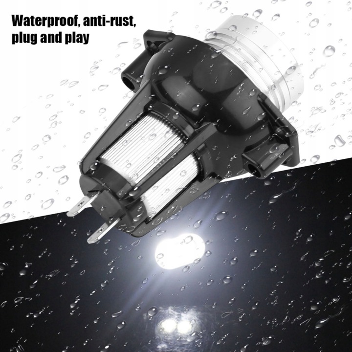 2 PCS 12W LED ROULEMENT EYES HALO RING MARKER LIGHT