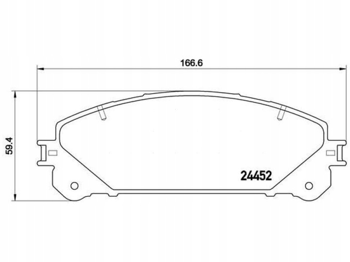 SABOTS DE FREIN AVANT TOYOTA RAV 4 IV 2.0-2.5 12-18 3 2.5 08-13 V 2.0 2.5 18- photo 2 - milautoparts-fr.ukrlive.com