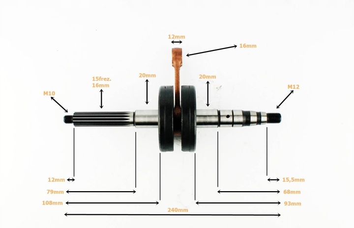 VILEBREQUIN 2T 15 FREZOW SW 16 MM KEEWAY MOTOGENERIC