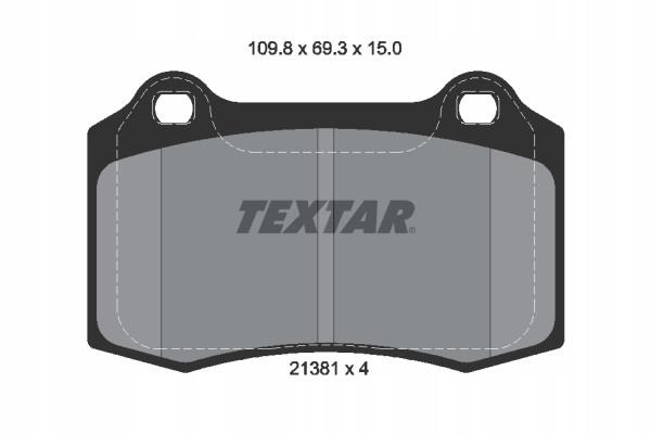 ZAPATAS DE FRENADO TEXTAR 2138102 