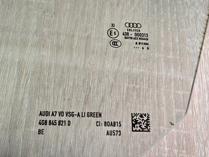 ORIGINE VITRE DE PORTIÈRE DOUBLE KLEJONA GAUCHE AVANT AUDI A7 C7 4G8845021D 26KM 16R