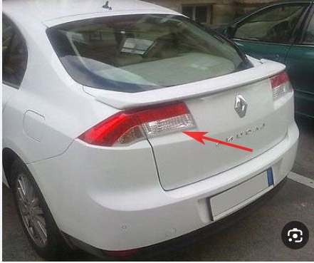 PHARE GAUCHE ARRIÈRE DANS COUVERCLE DE COFFRE GAUCHE VERS COUVERCLES DE COFFRE LED RENAULT LAGUNA III 3 HAYON ARRIÈRE