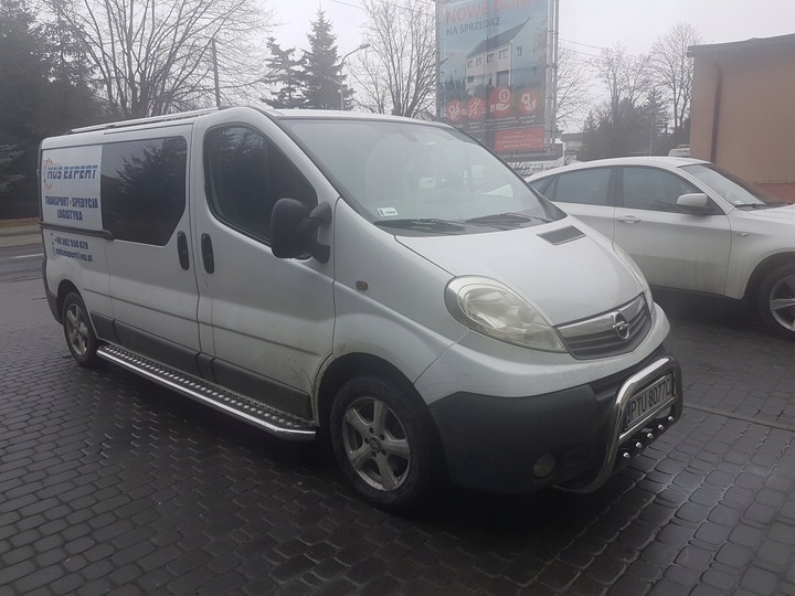 RENAULT TRAFIC OPEL VIVARO ZAFIRA 2014+ BULL BAR PARACHOQUE LADO ESCALONES POTENTE 